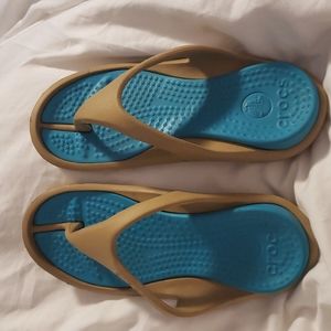 Awesome Crocs flip flops